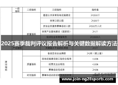 2025赛季裁判评议报告解析与关键数据解读方法